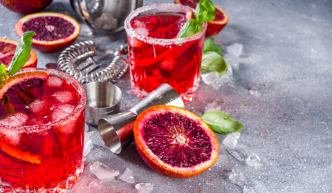 blood orange fizz