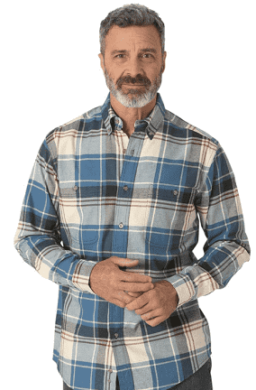 Wrangler Rugged Wear® Blue Ridge Flannel Shirt