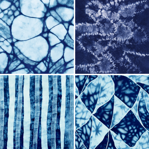 Shibori the different patterns