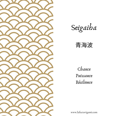 Motif japonais Seigaiha signification