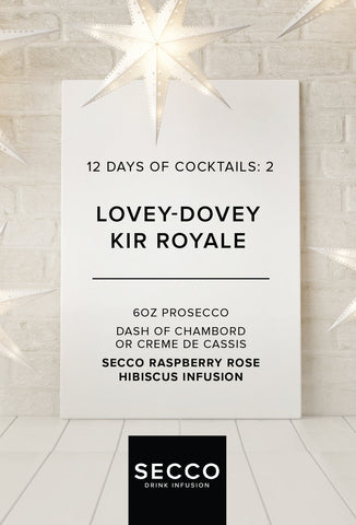 Lovey-Dovey drink recipe. The best Christmas cocktail recipes.