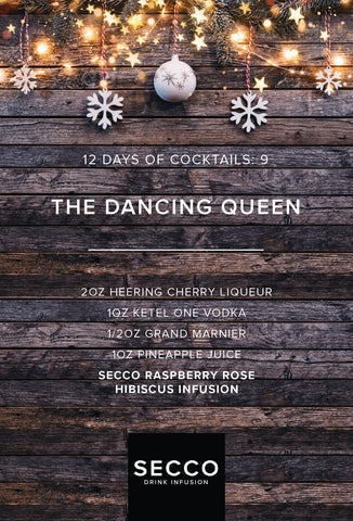 The Dancing Queen drink recipe. The best Christmas cocktail recipes.