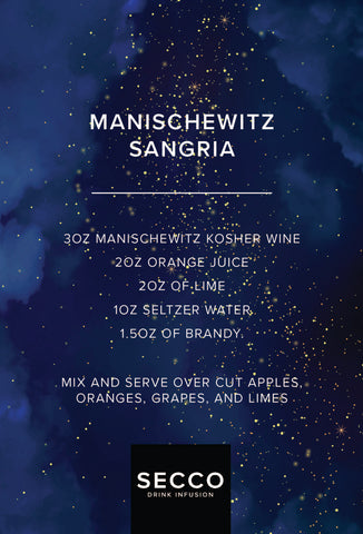 Manischewitz Sangria recipe. The best Hanukkah drink recipes.