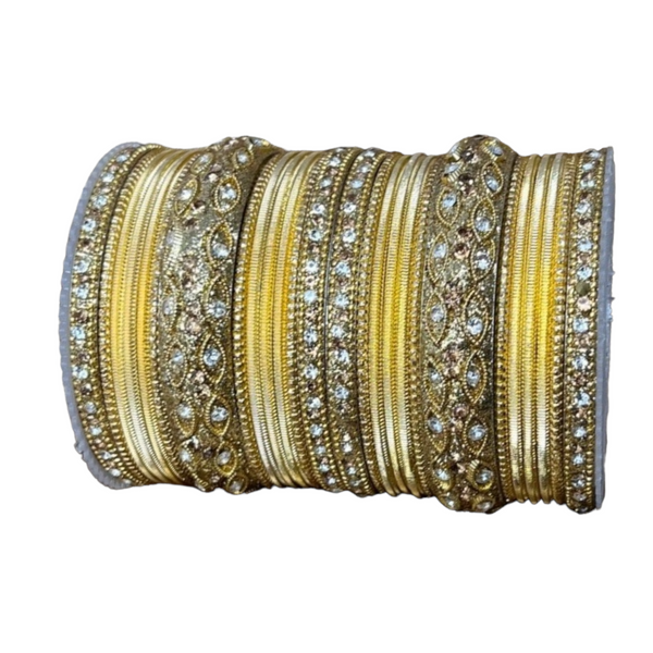 Price 615 srk bridal chura bangle with mirror Base Metal: Brass