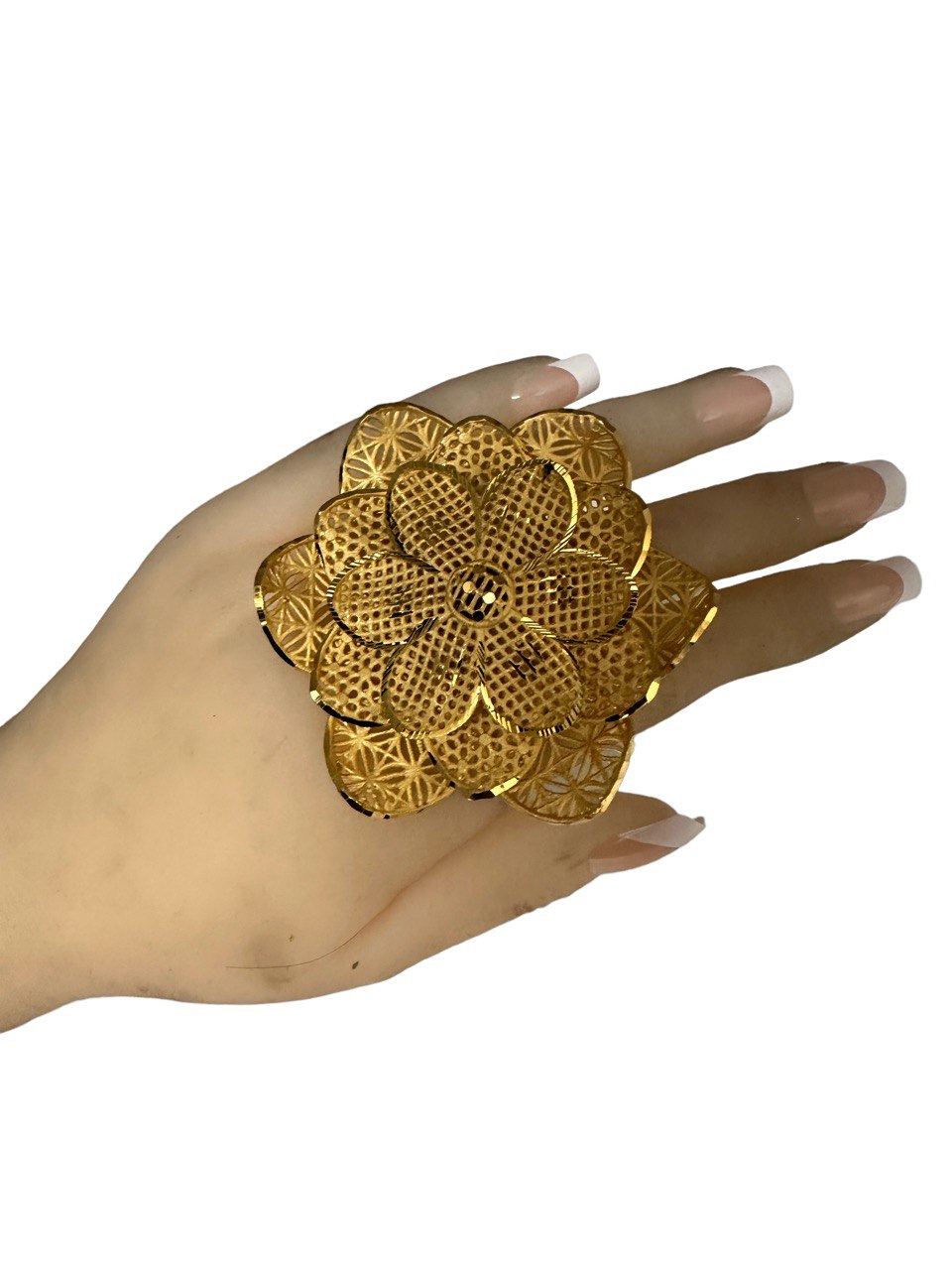 Booriya Style Rajwadi Finger Ring, Gold Plated, Size Adjustable – Radhe  jewellery