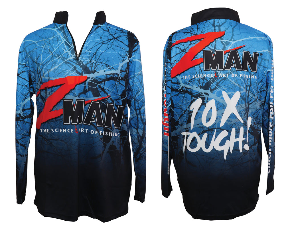 Z-MAN TOURNAMENT FISHING Jersey Pro Zman Bassmaster Tournament Jersey Shirt  $53.08 - PicClick