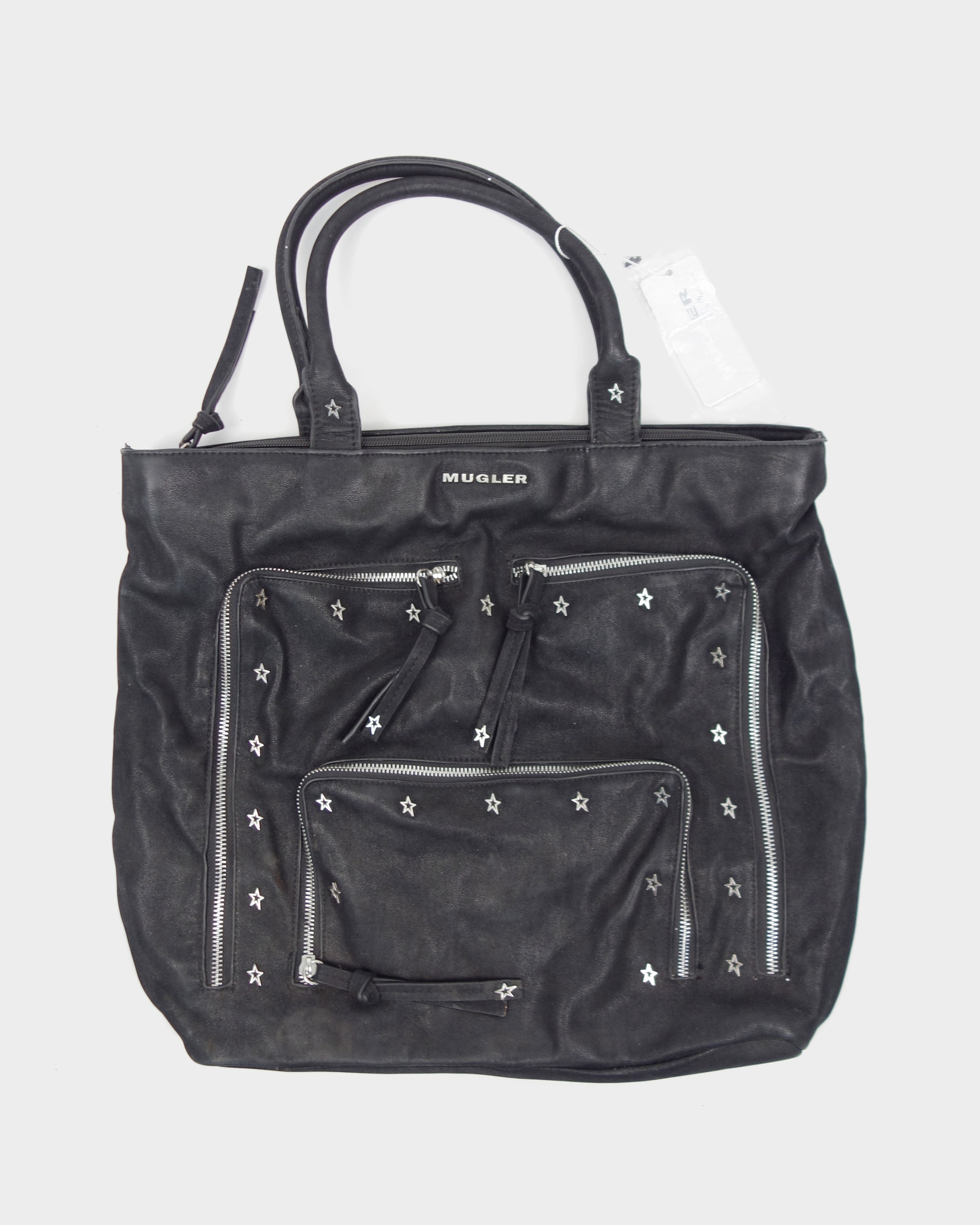 Image of Mugler Squared Star Logo Bag 2000's