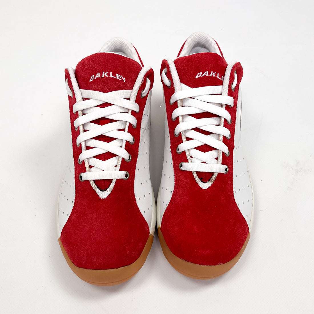 Oakley Factory Pillow Red Suede Sneakers 2000's – Vintagetts