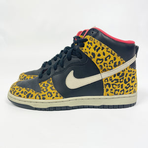 nike dunks high leopard print