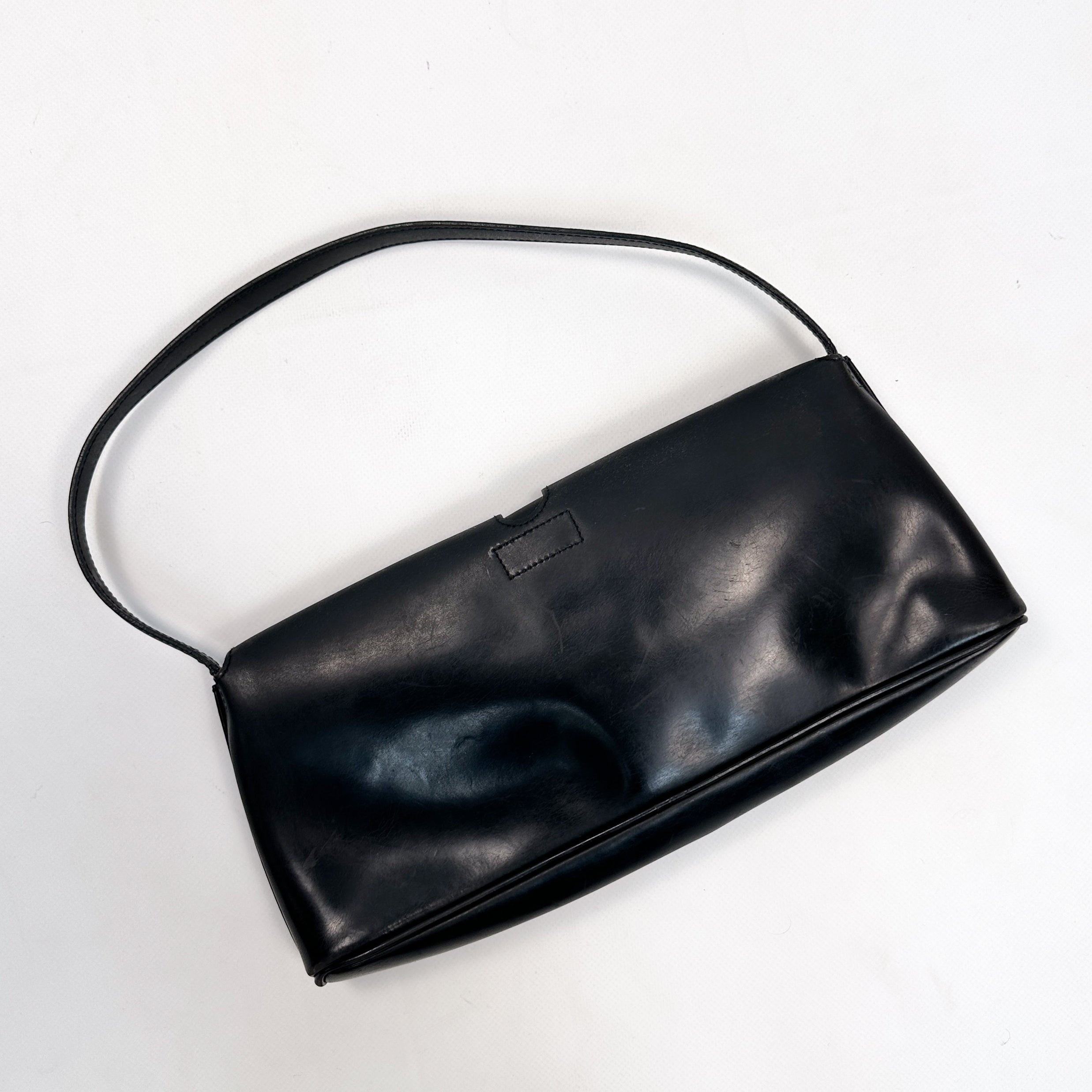 jean paul gaultier 90s marble-leatherbag | www.carmenundmelanie.at