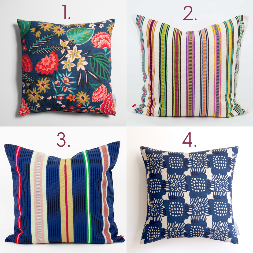 colourful cushions for christmas 