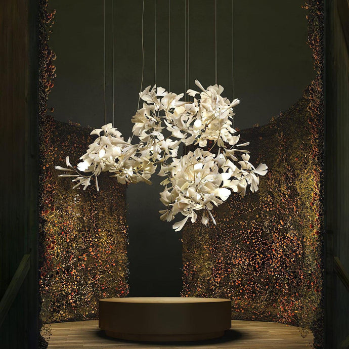 Illuminate Your Space with the Stunning Gingko Chandelier