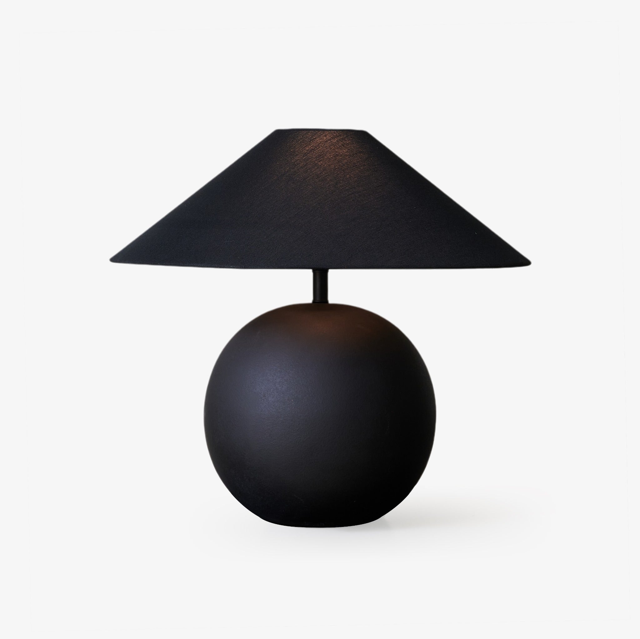 Obsidian Sphere Table Lamp