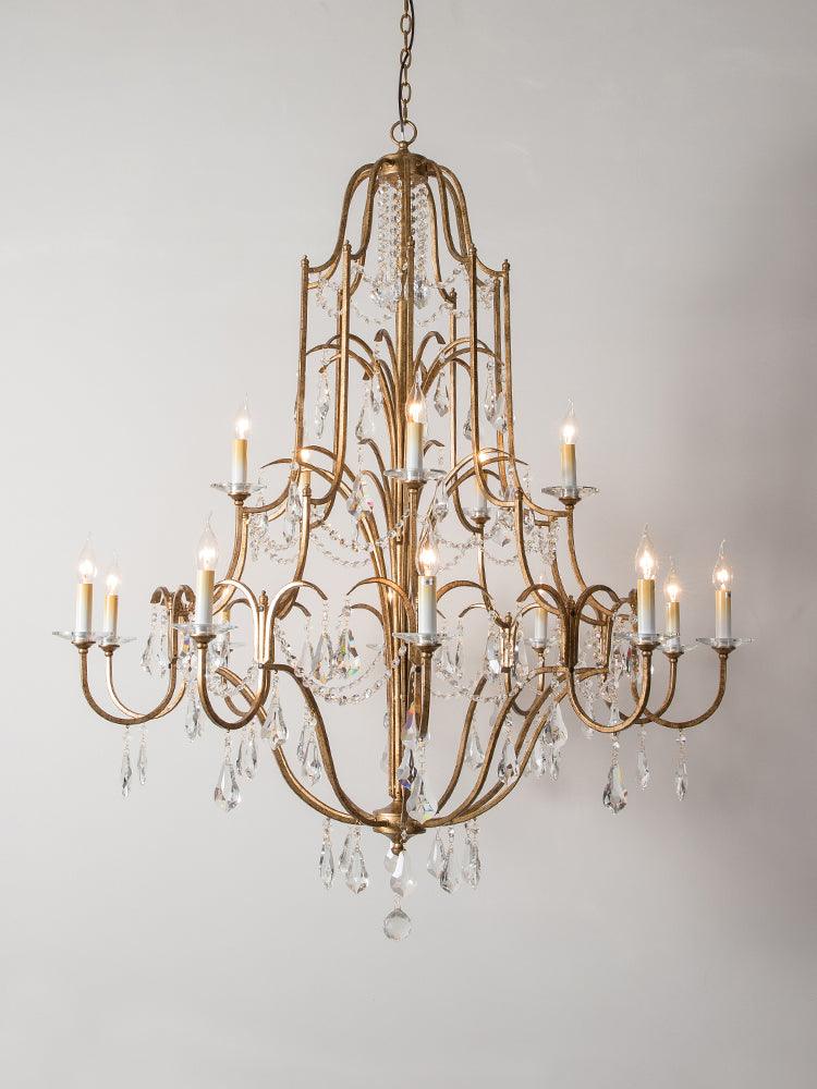 elegance crystal swag chandelier