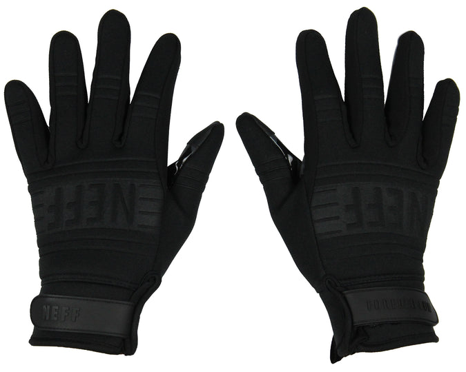 Neff Daily Pipe Neoprene No-Slip Palm Adult Snowboarding Gloves (M, Black) Image 1