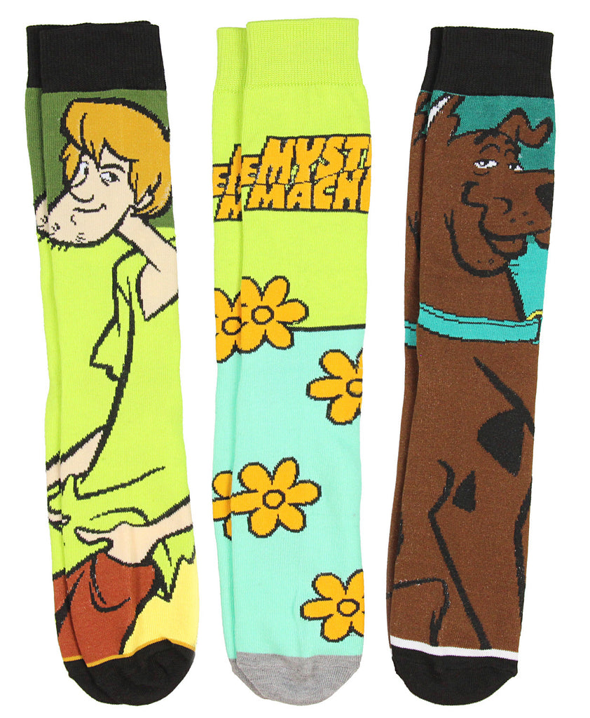 Bioworld Scooby-Doo! Socks Adult Mystery Machine Scooby Shaggy Charact ...