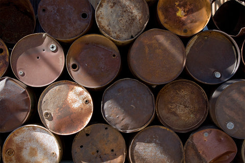 Photo of barrels with no added texture