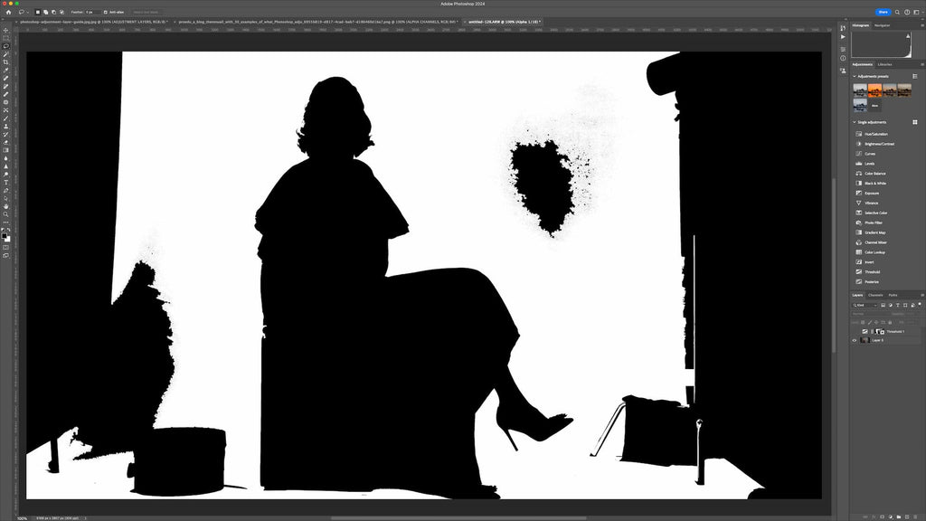 How a photoshop alpha channel works for photographers and image selection and isolation