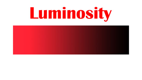 Image of a red luminosity gradient