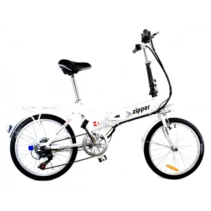 white electric bike