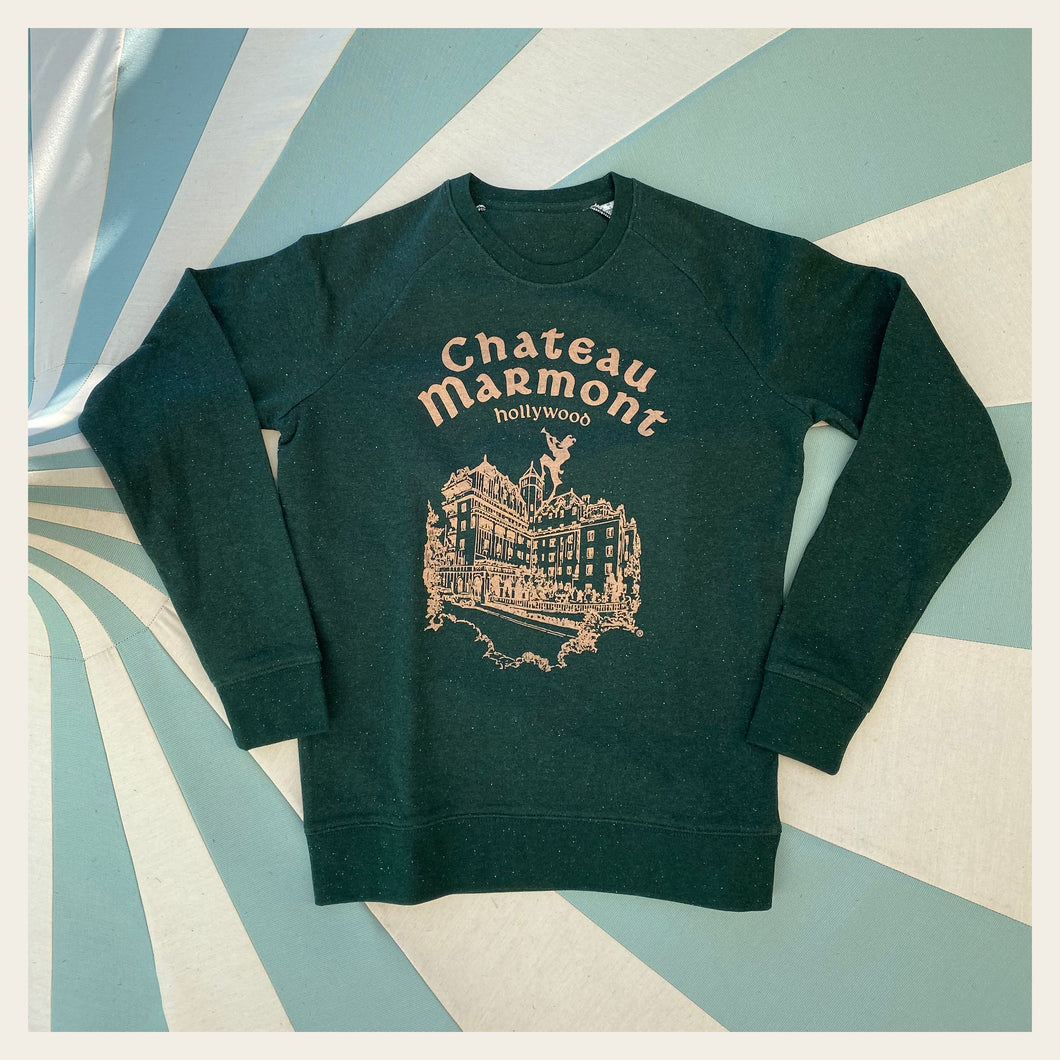 heather green sweatshirt