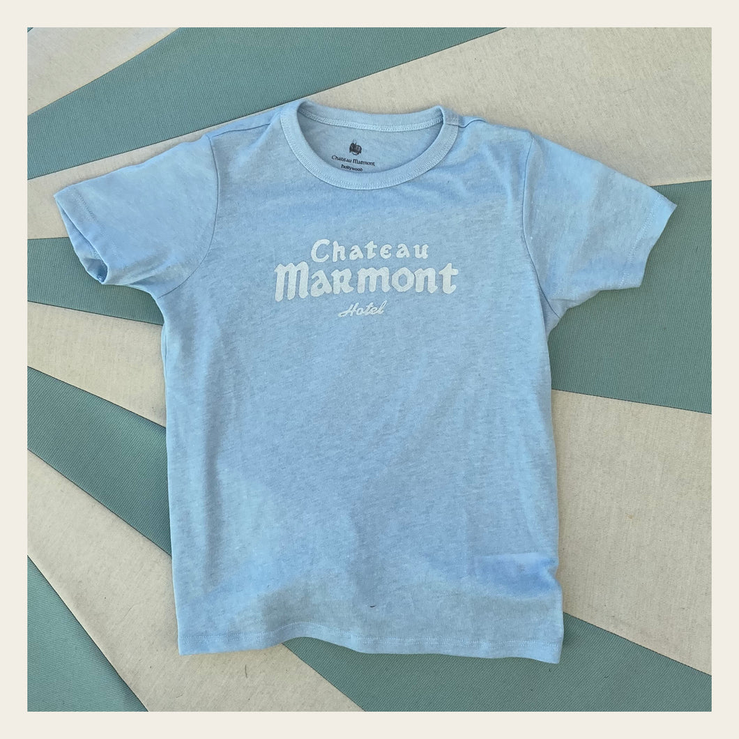 Blue T-shirt – Chateau Marmont 