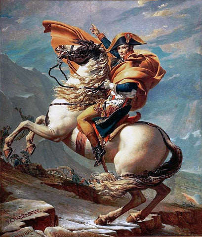 アルプス越えのナポレオン
