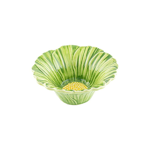 ボルダロピニェイロ マリアフラワー コスモス ボウル 16cm 緑 グリーン 食器 小鉢 花型 花形