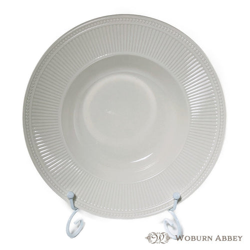 美品 ヴィンテージ 食器 ウェッジウッド ウィンザー スープ皿(2) リムプレート 白 ホワイト パスタ カレー アンティーク おしゃれ