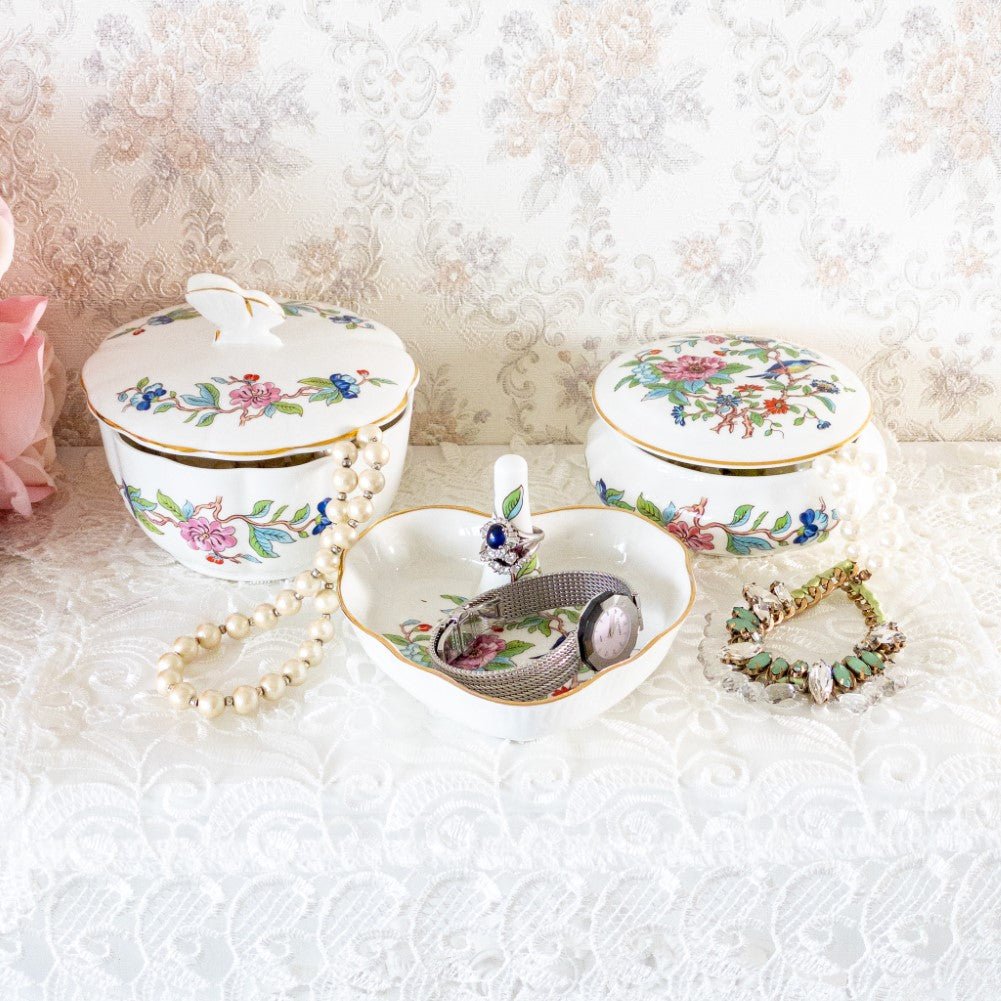 Royal Porcelain 小物入れ + ハート型小物入れ セット - 小物入れ