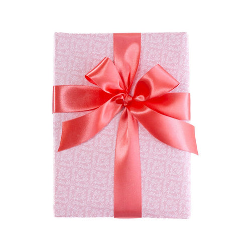【ラッピング商品】赤リボン・ピンク包装紙