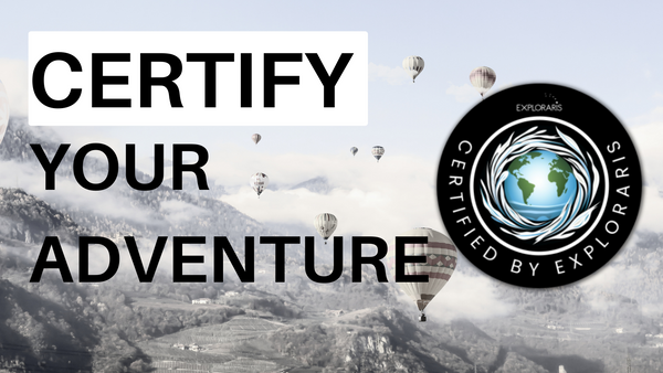 Link to apply to certify your adventure by Exploraris