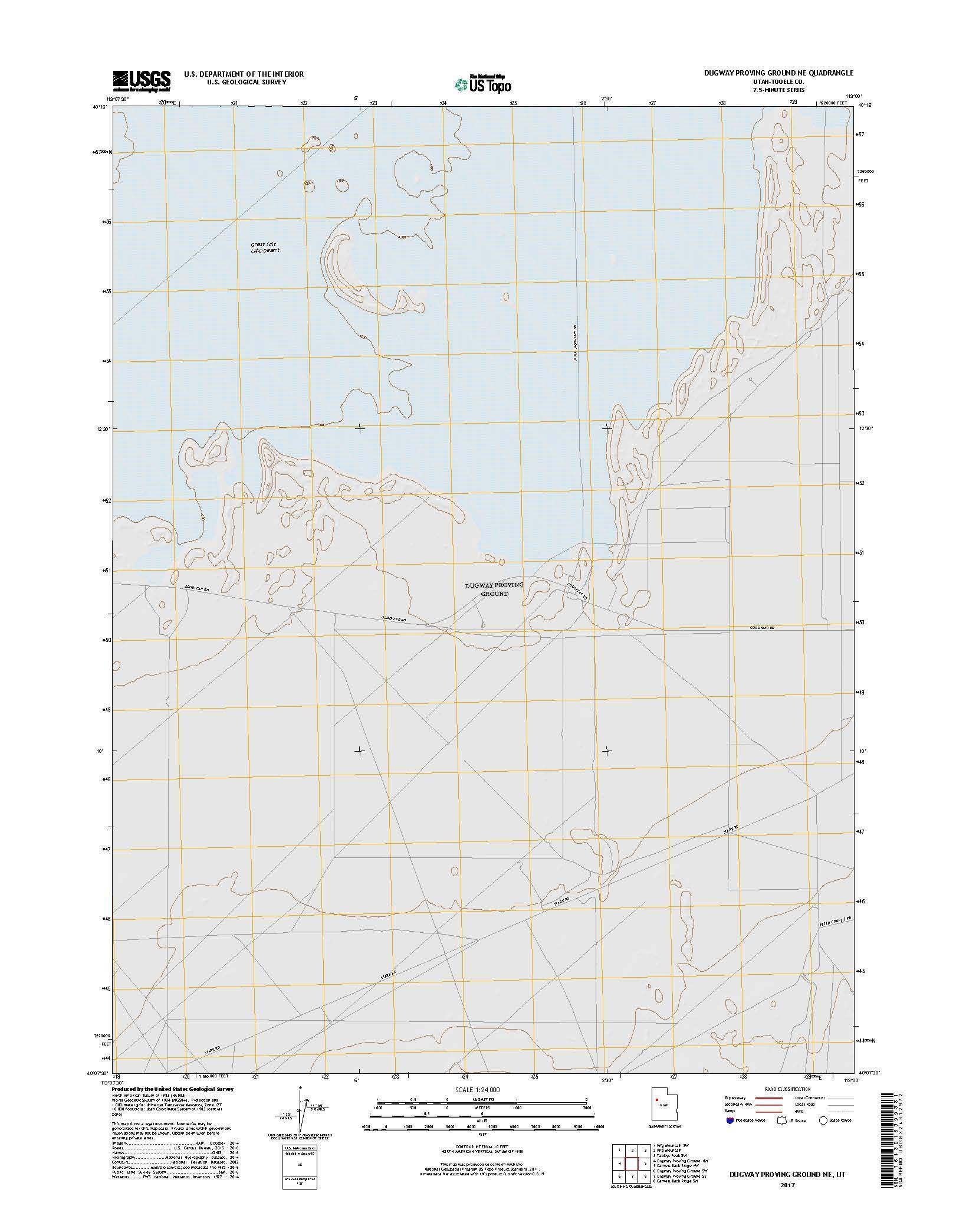 Dugway Proving Ground Map Dugway Proving Ground Ne, Ut - Frugalnavigator.com