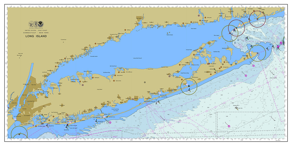 Long Island Wall Chart