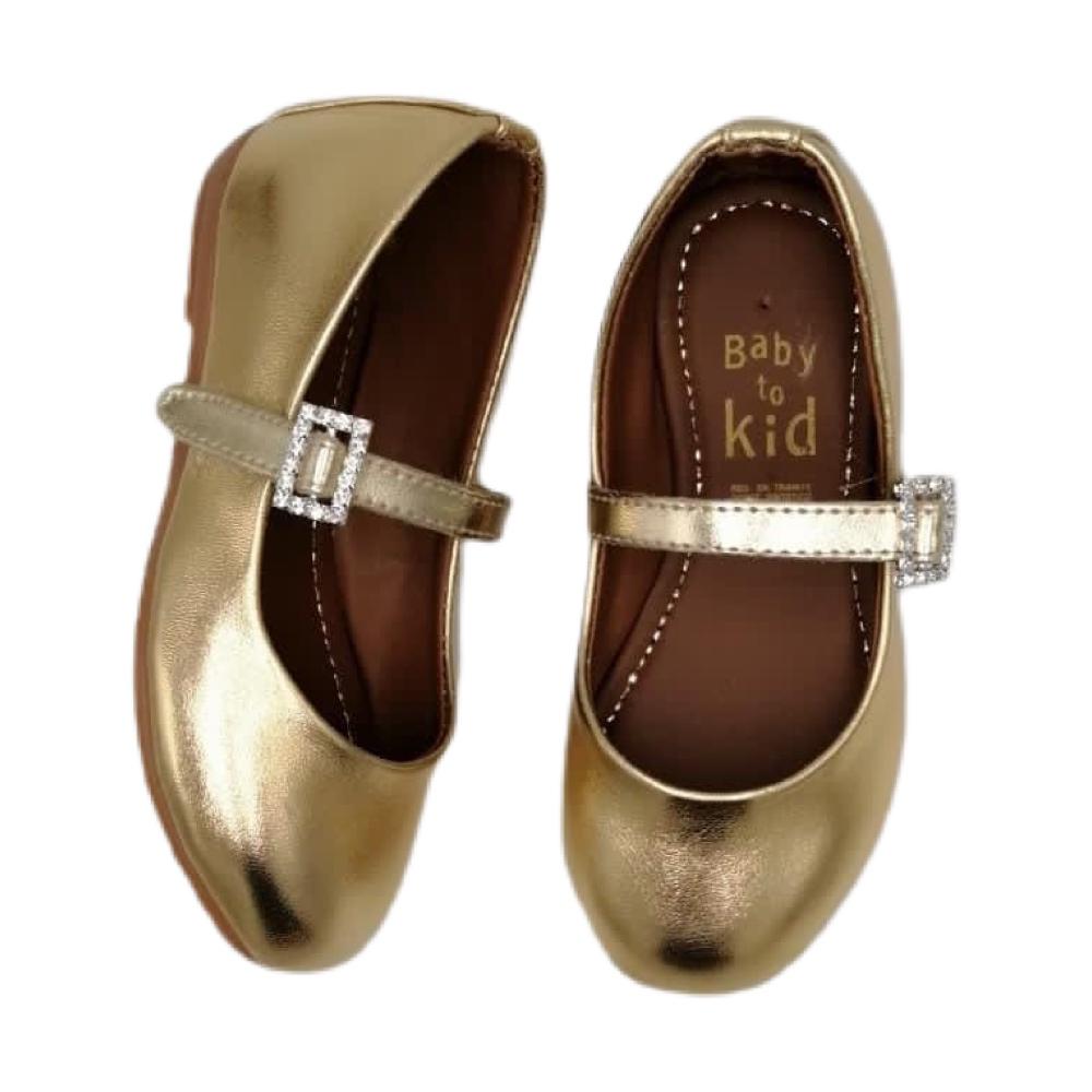 Zapato cierre velcro y hebilla de cristal – Baby to Kid