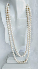 Long pearl hand knotted