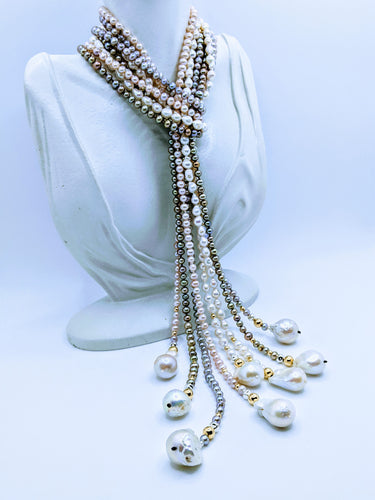 Double strand cultured freshwater pearl necklace – Barb McSweeney