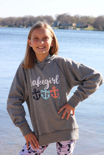 lake girl striped sweatshirt