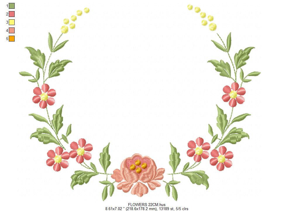 simple embroidery designs of border