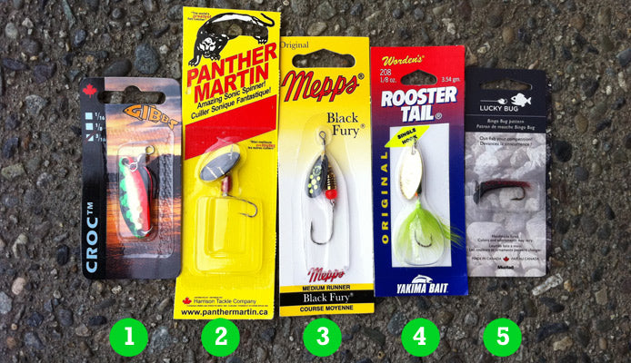 Top 5 Lures for Rainbow Trout! 
