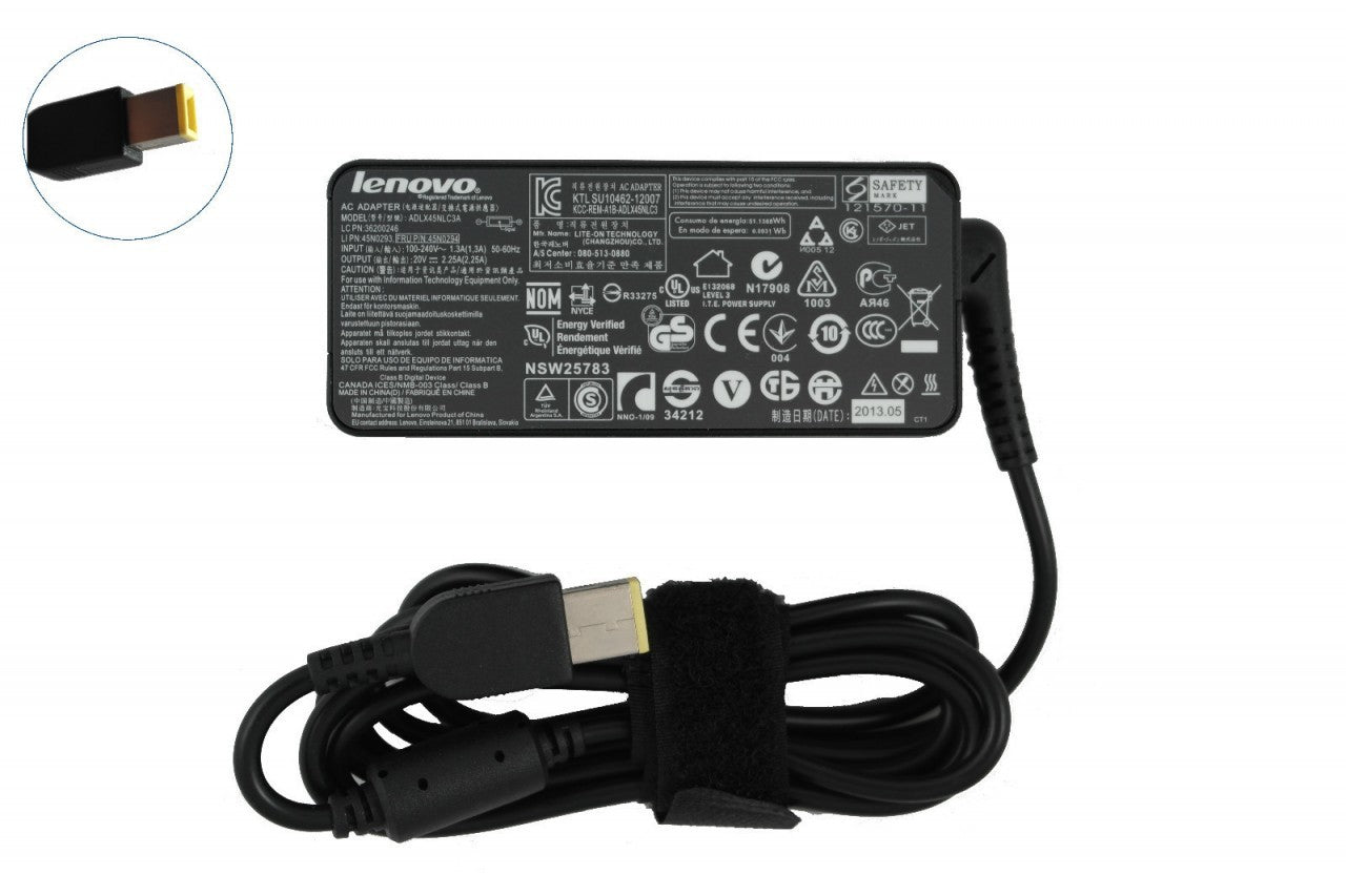 Lenovo ThinkPad 45W AC Adapter Charger - TecHut