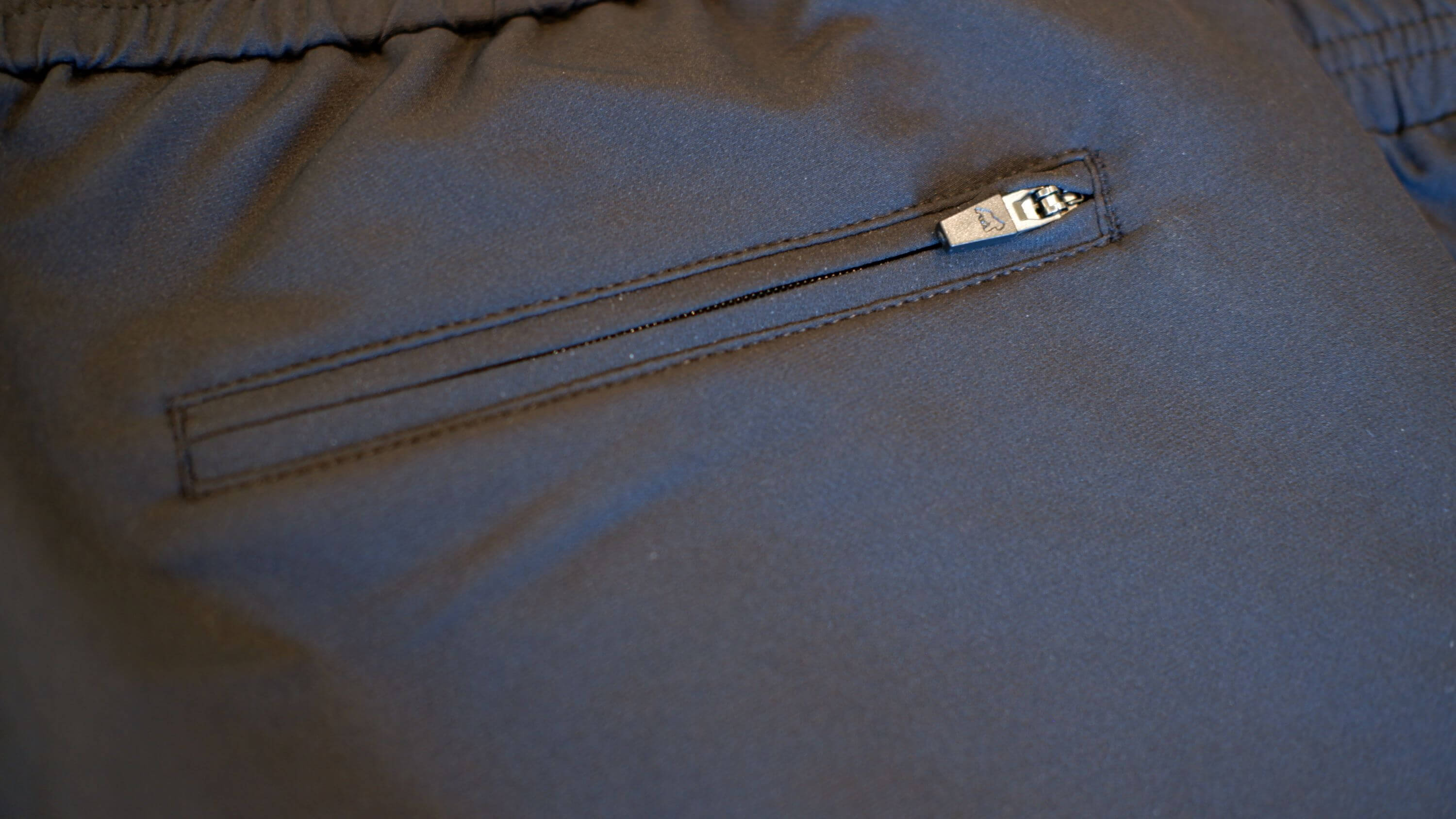 RuggedBlack Performance Joggers Back Zip Pocket