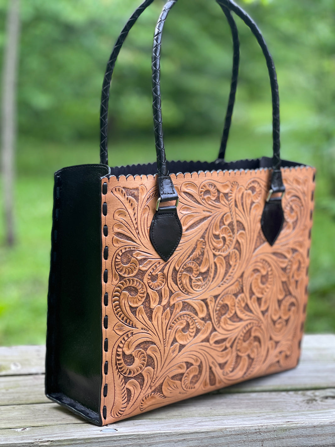 ALLE Best Hand-tooled leather handbags - Unique Designs - $30 Off Now!