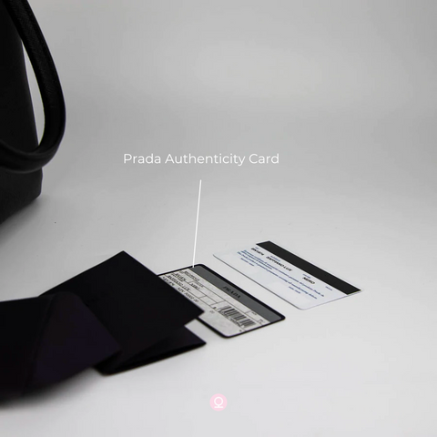 Prada Authenticity Card Features