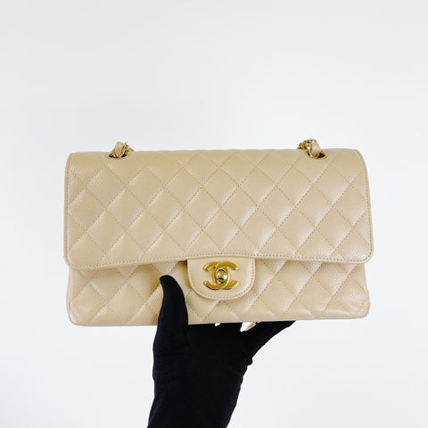 My Honest Review Chanel Classic Flap Bag in Beige Clair  With Love  Vienna Lyn