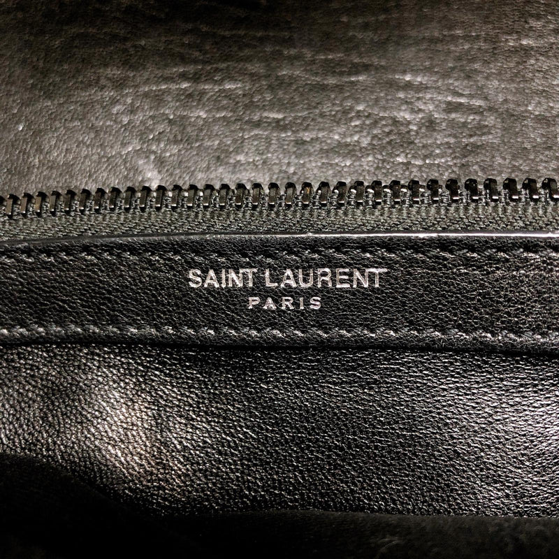 Medium College Leather Bag Black | Bag Religion