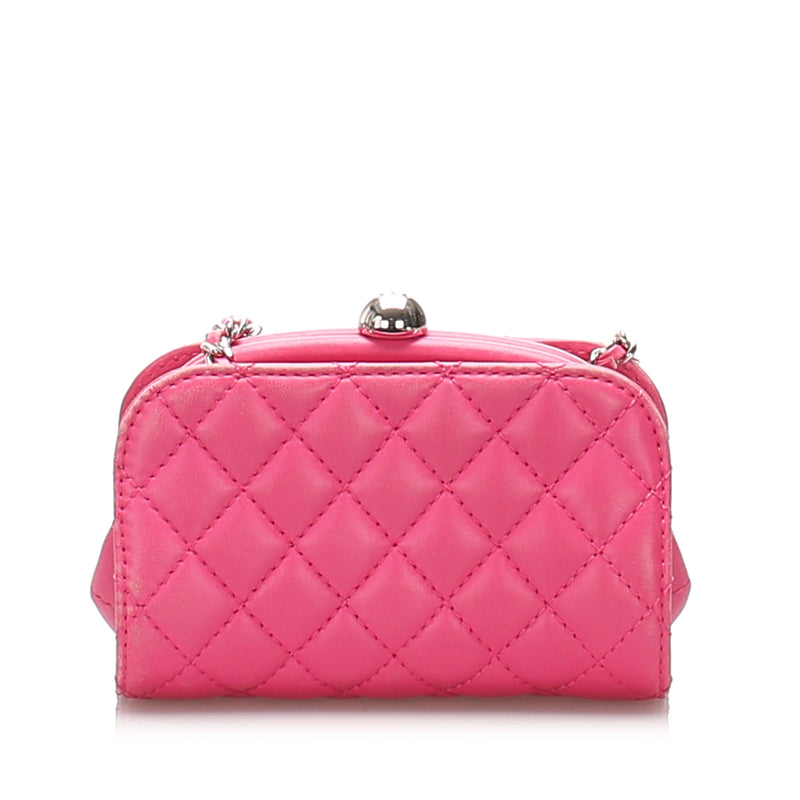 CC Lambskin Leather Crossbody Bag Pink | Bag Religion