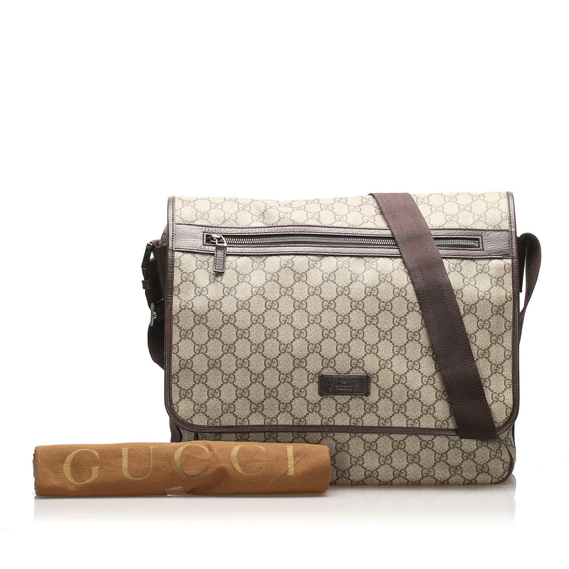 Gucci GG Supreme Crossbody Bag Brown | Bag Religion