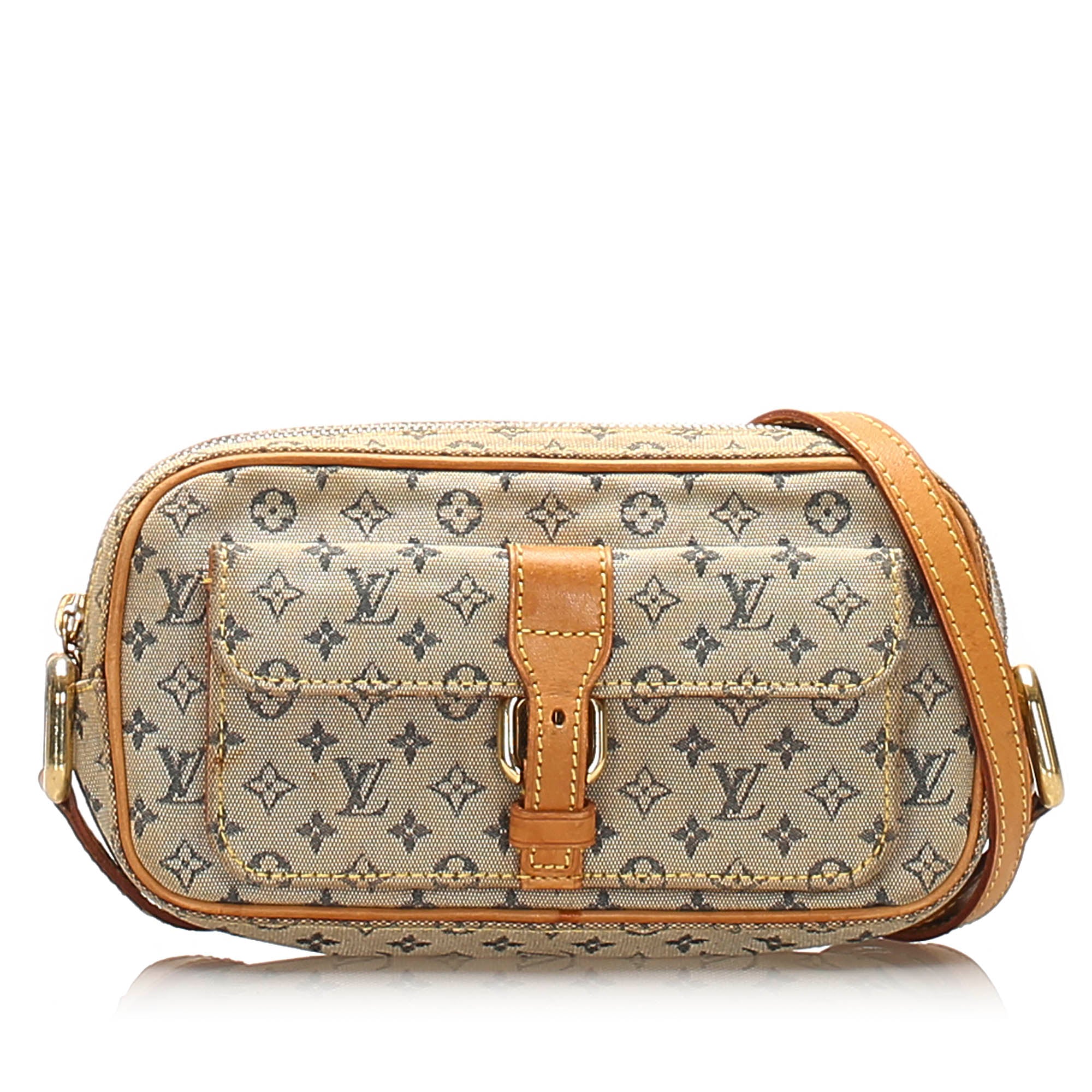 Louis Vuitton Grey X Navy Monogram Mini Lin Juliette MM, 53% OFF