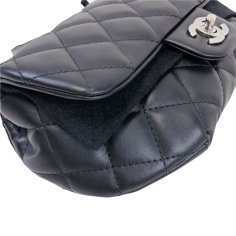 AUTHENTIC CHANEL UNIFORM STAFF UNIFORM  BLACK CAVIAR LEATHER BELT BAG   KEPT UNUSED  Luxury Bags  Wallets on Carousell
